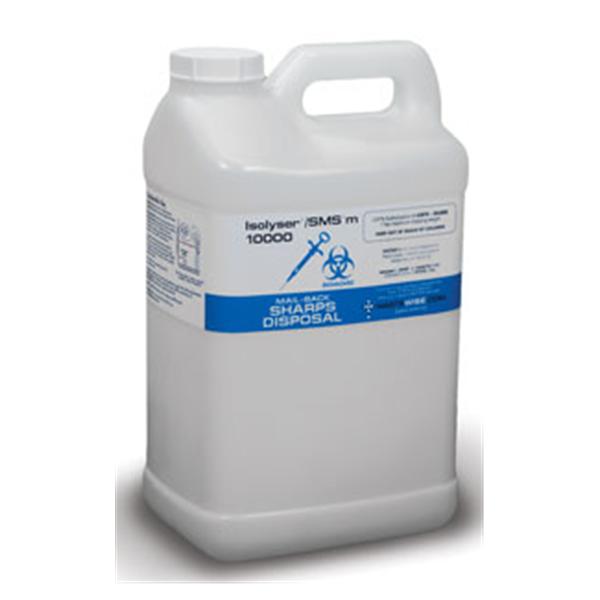 Mailer System Sharps Isolyser/SMS 2.7gal Plastic Blue/White Ea, 2 EA/CA